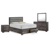 Sophie Chambre à coucher avec rangement 6 mcx très grand – gris altéré 