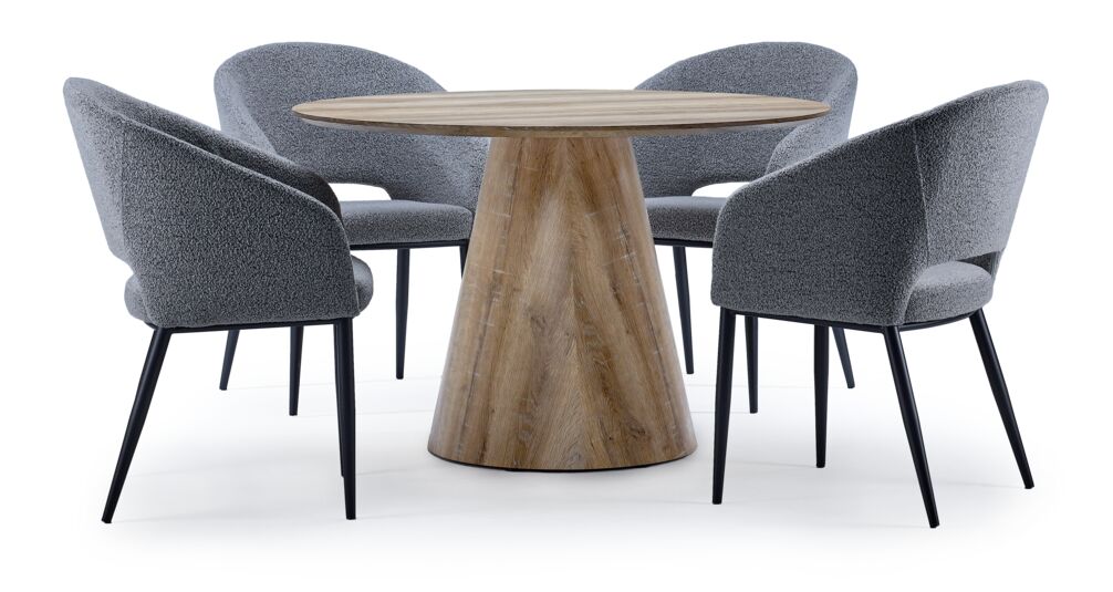 Soraya 47" Round Dining Table - Faux Wood