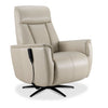 En harmonie - Sorrento Fauteuil inclinable électrique à double inclinaison en cuir - crème