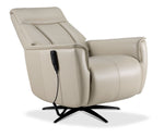 In Harmony - Sorrento Leather Dual Power Recliner - Cream