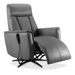 In Harmony - Sorrento Leather Dual Power Recliner - Grey