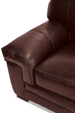 Stampede Leather Sofa - Hazelnut