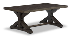 Staten Island Table de centre de jardin – gris 
