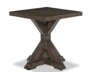 Staten Island Table de bout de jardin – gris 