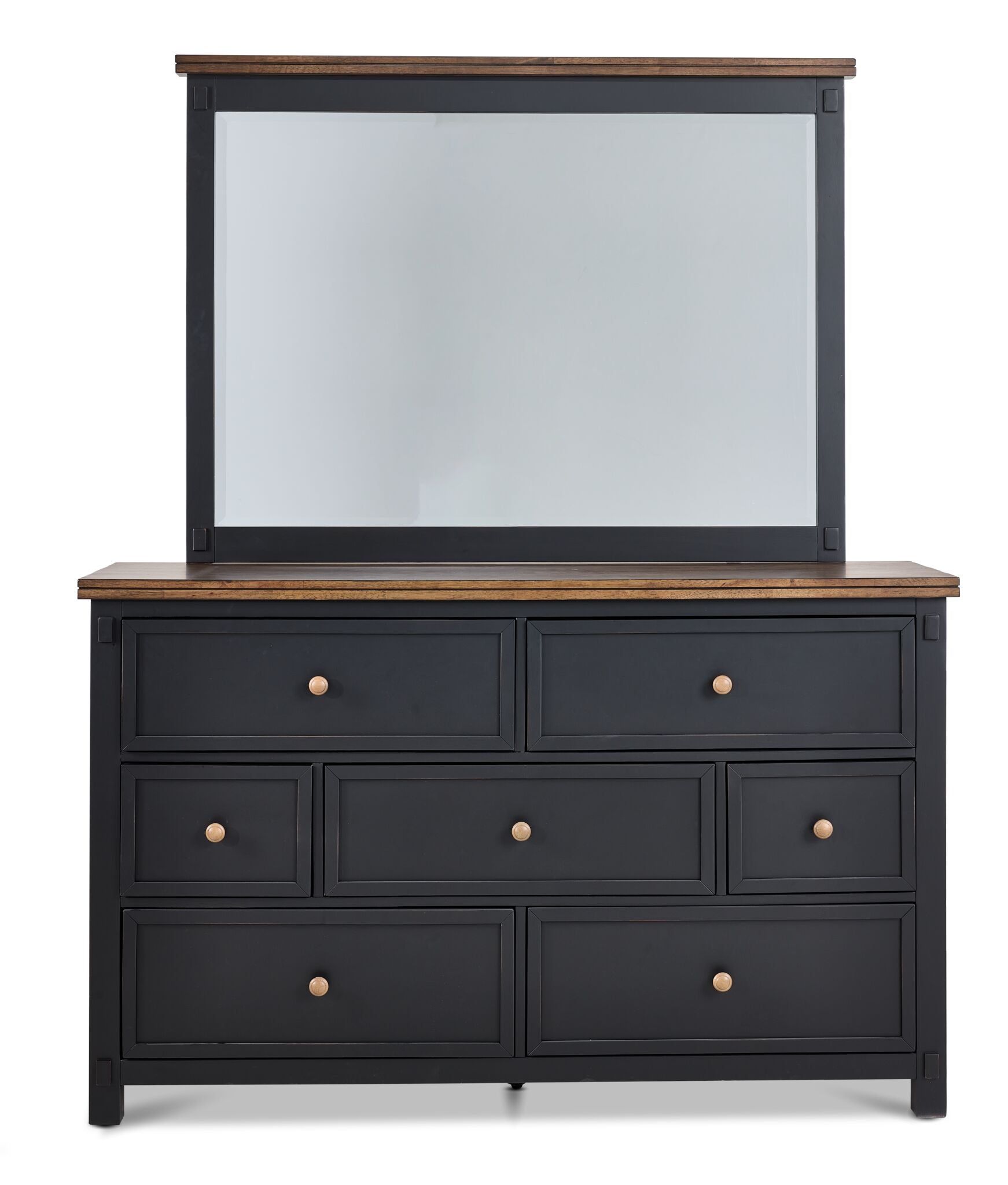 Stormy Ridge 7-Drawer Dresser - Slate Black, Chicory
