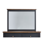 Stormy Ridge Mirror - Slate Black, Chicory