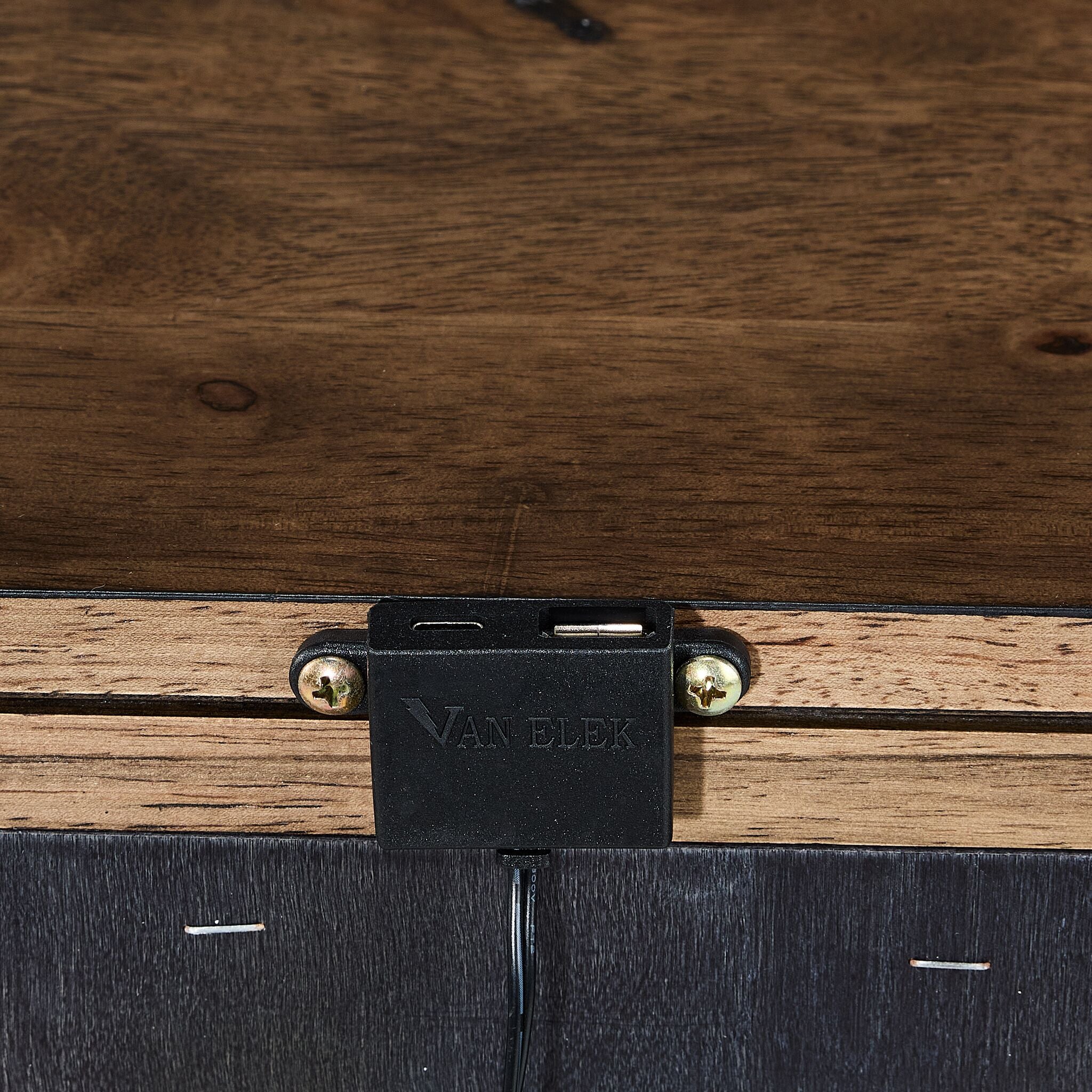 Stormy Ridge Night Table - Slate Black, Chicory