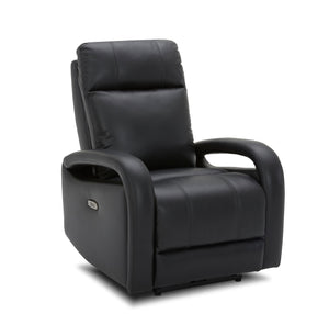 Stratus Fauteuil inclinable berçant pivotant électrique à double inclinaison en cuir - anthracite