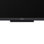 Close-up of bottom bezel showing subtle TCL logo