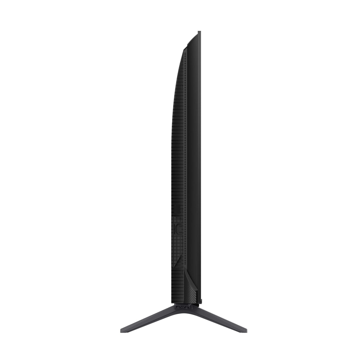 Side profile view showing ultra-slim bezel of TCL 50-inch 4K QLED TV