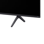 Close-up of TCL TV stand leg and lower bezel with Fire TV branding