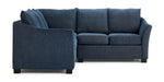 Tami 2-Piece Sectional with Right-Facing Loveseat - Dexter Dark Blue