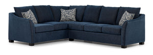 Tami Sectionnel 2 mcx avec sofa côté droit – bleu foncé