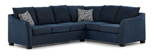 Tami Sectionnel 2 mcx avec sofa côté gauche – bleu foncé