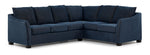 Tami 2-Piece Sectional with Left-Facing Sofa - Dexter Dark Blue