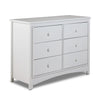 Delta Children Taylor Bureau 6 tiroirs – blanc Bianca
