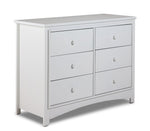 Delta Children Taylor 6 Drawer Dresser - Bianca White