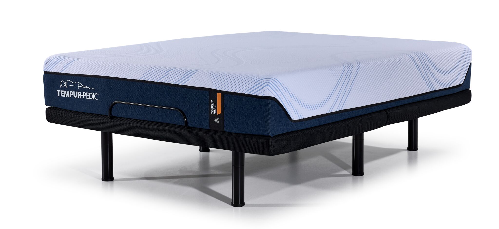 Tempur-Pedic React 2.0 Firm 11" Full Mattress and L2 Motion Pro Adjustable Base