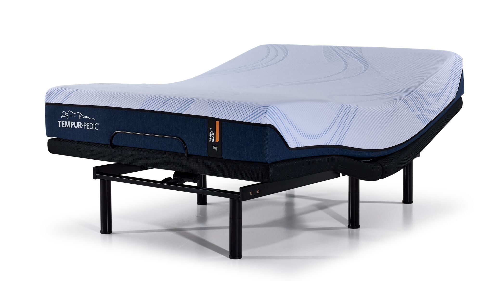 Tempur-Pedic React 2.0 Firm 11" Full Mattress and L2 Motion Pro Adjustable Base