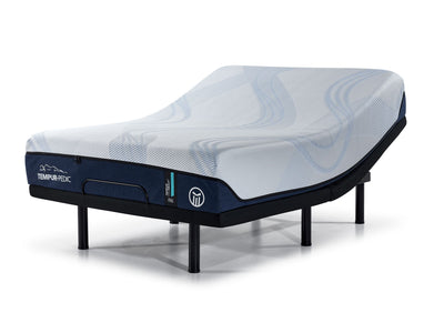 Tempur-Pedic Pro-React 2.0 moyen hybride Ens. Matelas double 12 po et base réglable Motion Pro de L2