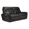 Theo Sofa inclinable électrique en cuir à double inclinaison – anthracite