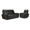 Theo Ens. Sofa et fauteuil inclinables électriques à double inclinaison – anthracite
