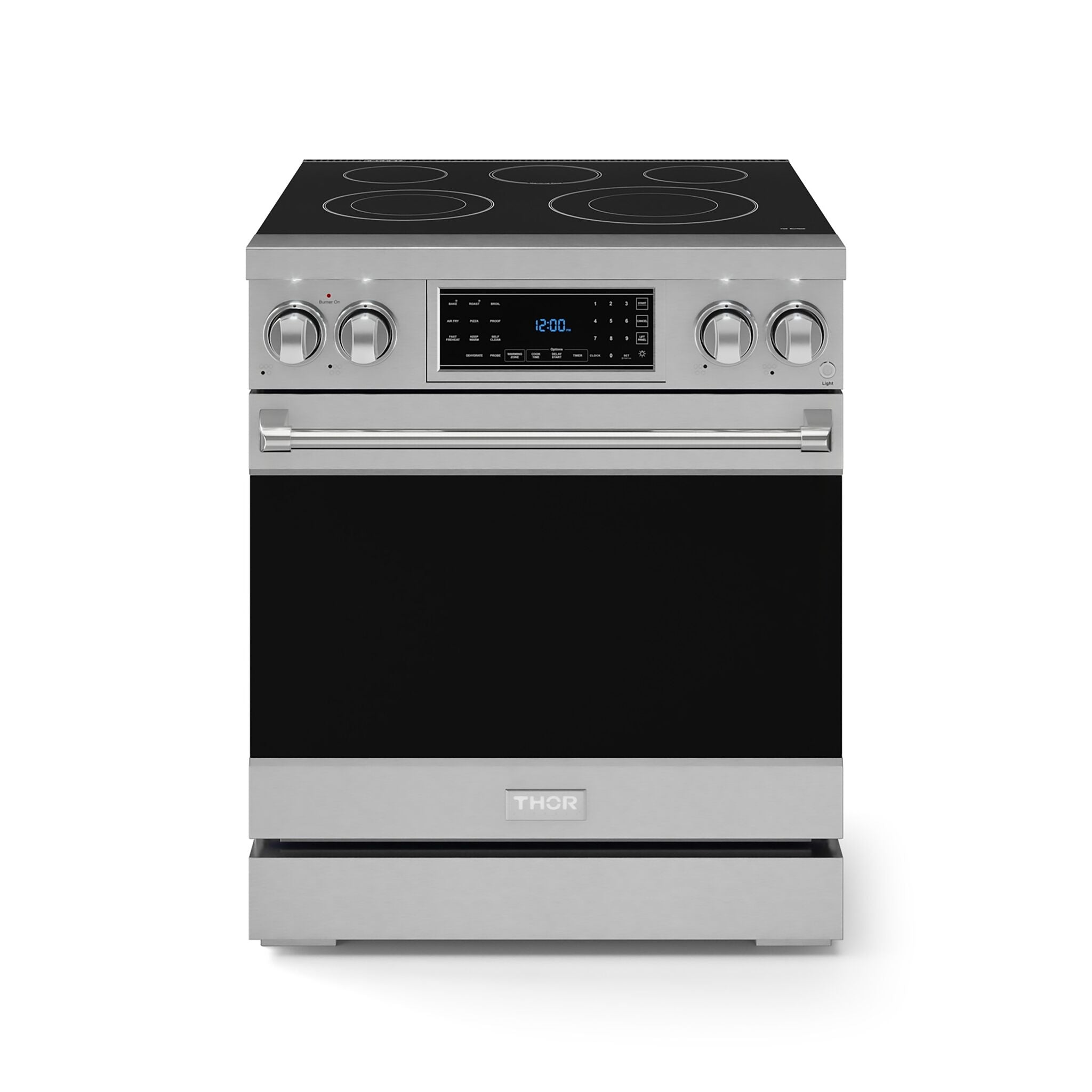Thor Kitchen Stainless Steel Freestanding Professional Electric Range|Gordon Ramsay Series (4.55 cu.ft.) - RSE30