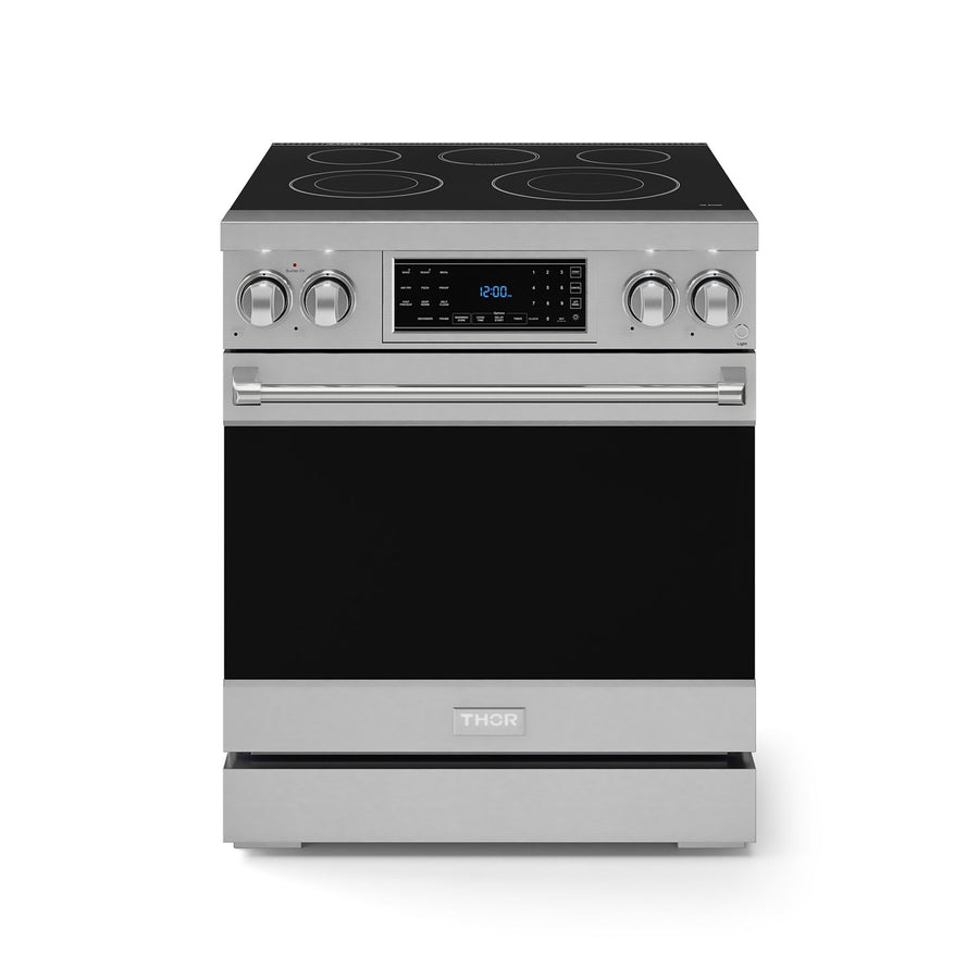 Thor Kitchen Stainless Steel Freestanding Professional Electric Range|Gordon Ramsay Series (4.55 cu.ft.) - RSE30
