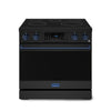 Thor Kitchen Série Gordon Ramsay Cuisinière électrique professionnelle autonome 6,0 pi³ acier inoxydable noir RSE36B-BLU
