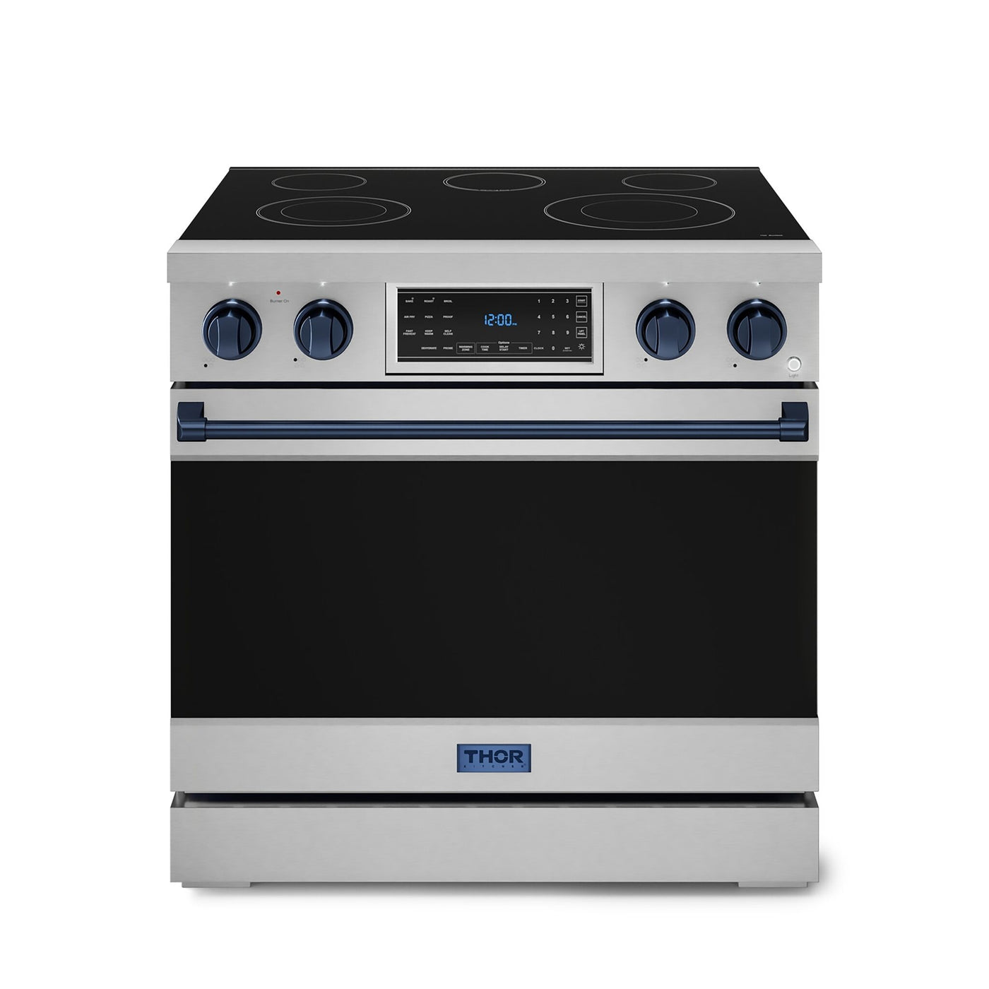 Thor Kitchen Stainless Steel Freestanding Professional Electric Range|Gordon Ramsay Series (6 cu.ft) - RSE36-BLU