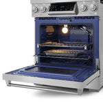 Thor Kitchen Stainless Steel Freestanding Professional Gas Range|Gordon Ramsay Series (4.55 cu.ft.) - RSG30