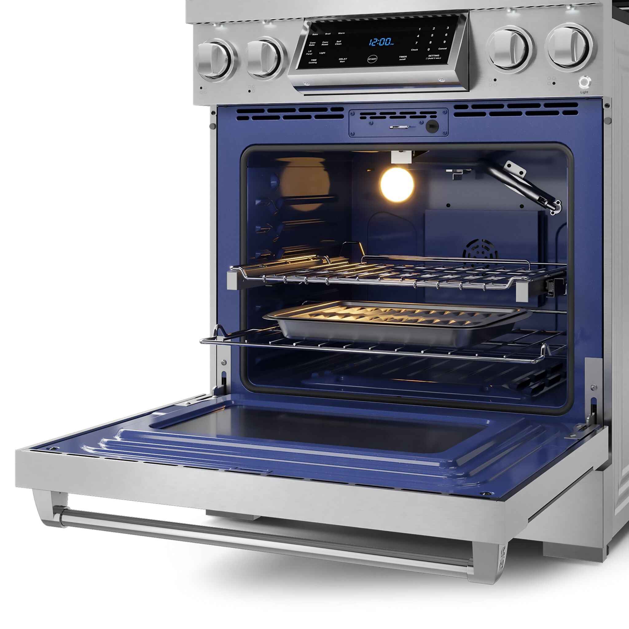 Thor Kitchen Stainless Steel Freestanding Professional Gas Range|Gordon Ramsay Series (4.55 cu.ft.) - RSG30