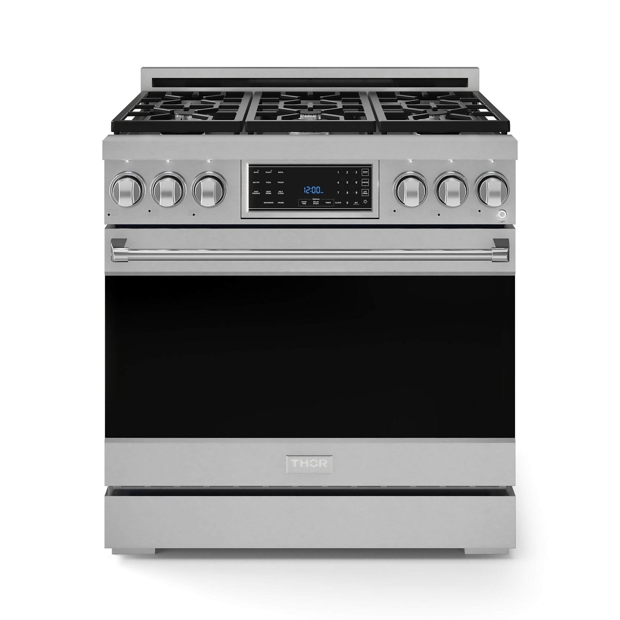 Thor Kitchen Stainless Steel Freestanding Professional Gas Range|Gordon Ramsay Series (6 cu.ft.) - RSG36