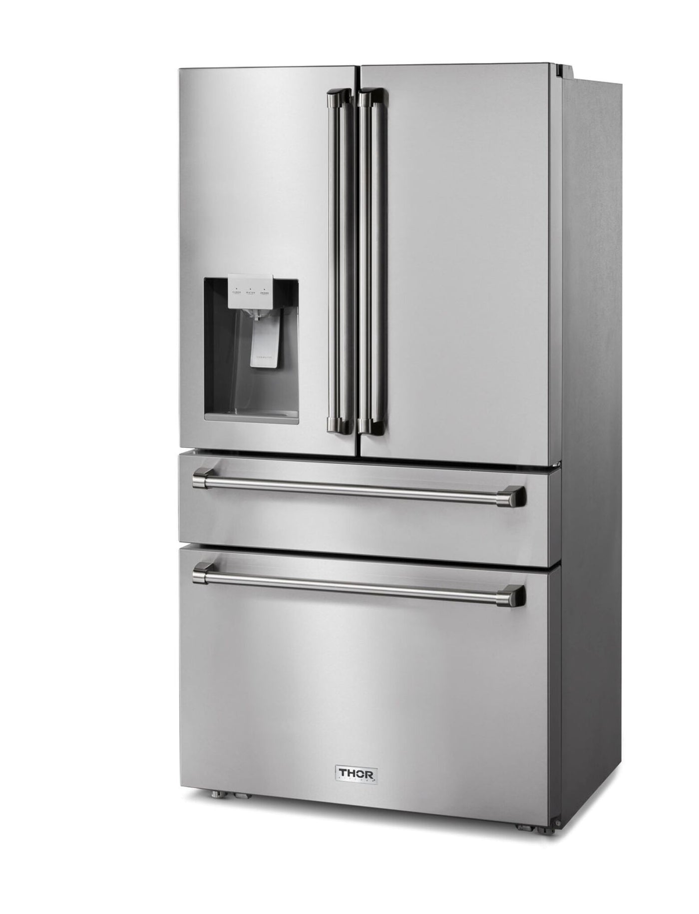 Thor Stainless Steel French Door Refrigerator with Ice and Water Dispenser (21.6 cu.ft) - TRF3601FD