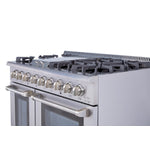 Thor Stainless Steel Freestanding Dual Fuel Dual-Oven Range (6.7 Cu.Ft.) - HRD4803U