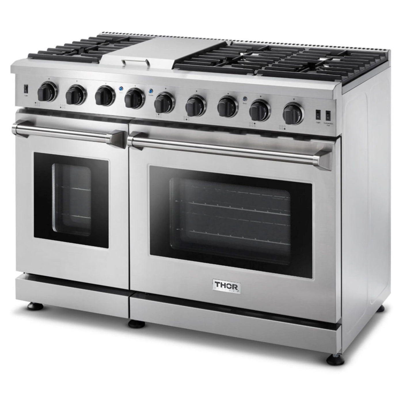 Thor Stainless Steel Freestanding Gas Dual Oven Range (6.8 Cu. Ft.) - LRG4807U