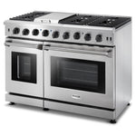 Thor Kitchen Stainless Steel Freestanding Gas Dual Oven Range (6.8 Cu. Ft.) - LRG4807U