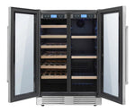 Thor Kitchen Stainless Steel Dual Zone French Door Wine and Beverage Centre - TBC2401DI