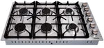 Thor Kitchen Stainless Steel 36" Drop-In Gas Cooktop - TGC3601