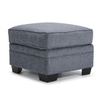 Tilley Ottoman - Charcoal