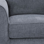 Tilley Sofa and Loveseat Set - Charcoal
