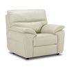 Toscana Fauteuil en cuir - blanc