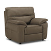 Toscana Fauteuil en cuir - taupe