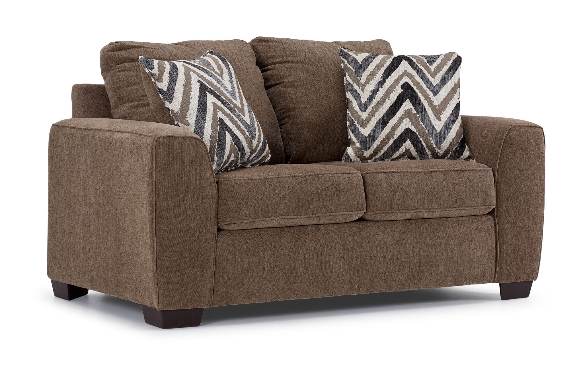 Tuscan Sofa, Loveseat and Chair Set - Brown, Grey