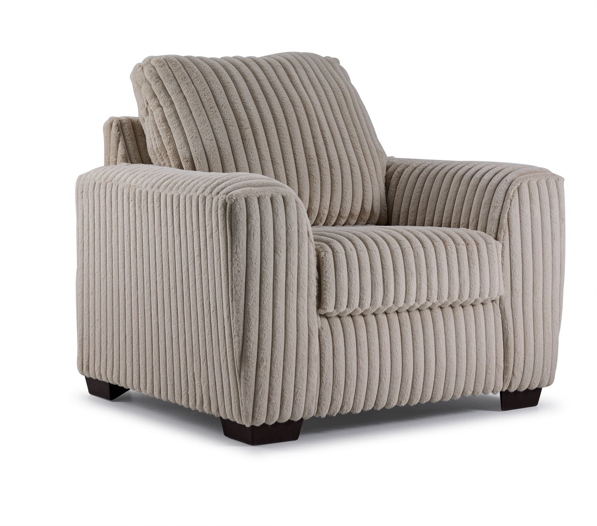 Tuscan Sofa, Loveseat and Chair Set - Brown, Grey