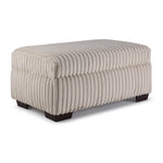 Tuscan Storage Ottoman - Grey