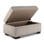Tuscan Storage Ottoman - Grey