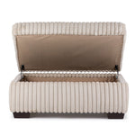 Tuscan Storage Ottoman - Grey