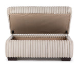 Tuscan Storage Ottoman - Grey