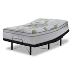 Beautyrest Max+ Valley Euro Top Plush Queen Mattress and L2 Motion Pro Adjustable Base